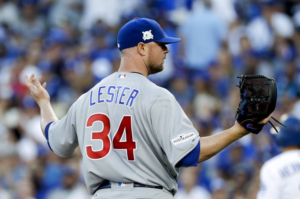 NLCS Cubs Dodgers Baseball